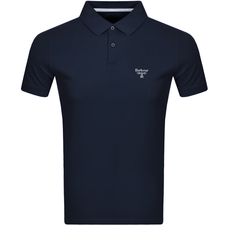 Alternative Image for ProductBarbour Beacon Short Sleeved Polo T Shirt Navy1